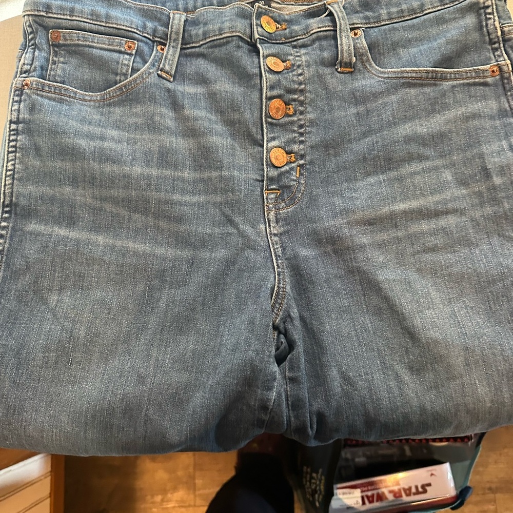 J. Crew High Rise Blue Jeans